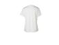 T-shirt blanc à manches courtes pour femme, vue de dos