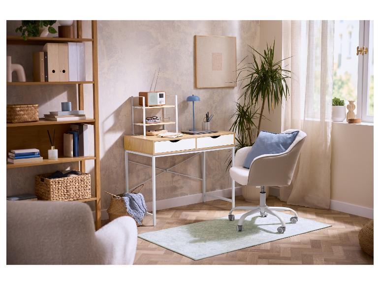 Étagère de bureau LIVARNO home dans un bureau à domicile chaleureux.