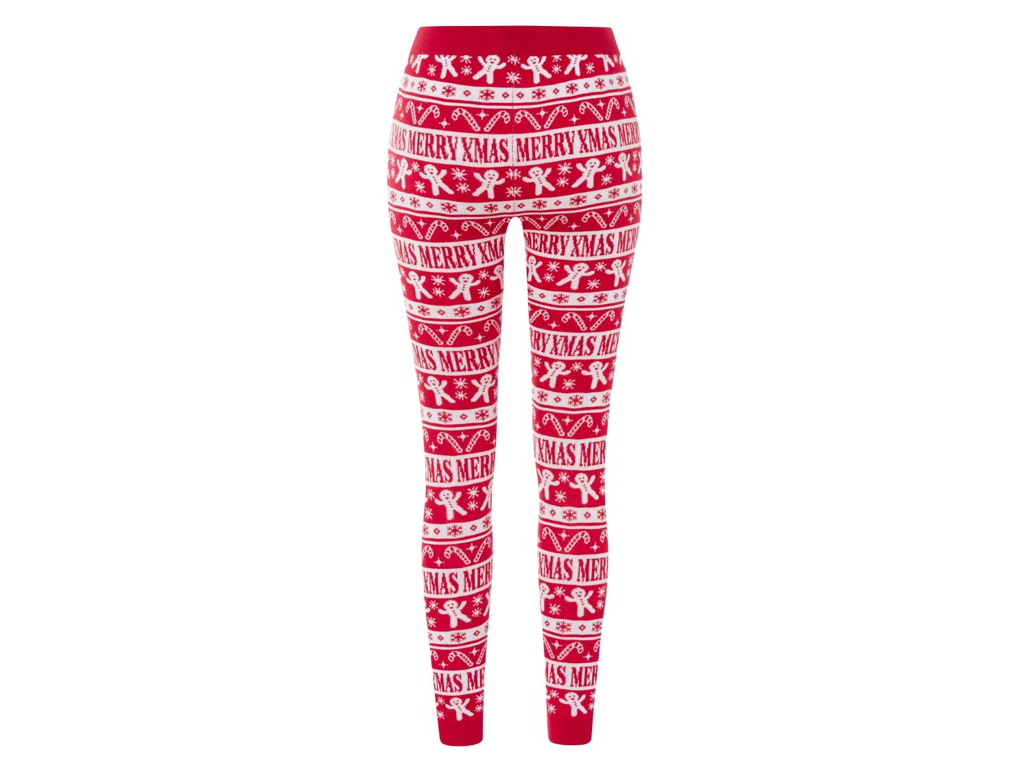 Legging De Noël Motif Mosaïque – Douceur Beurre, Taille Unique (S M L), Neuf