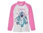 Haut de bain manches longues rose avec Stitch de Disney.