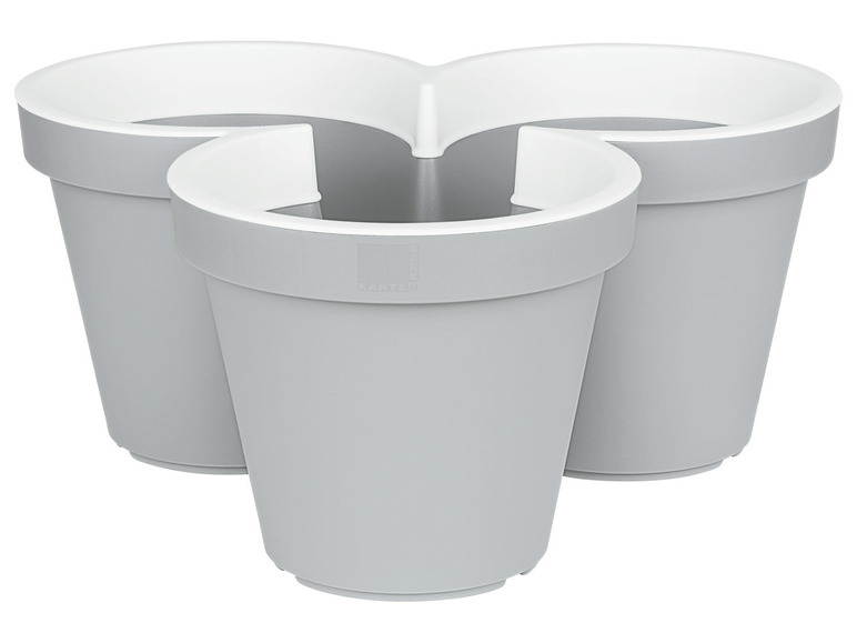 Aller en mode plein écran : PARKSIDE® Pot à plantes, plastique, 3 pièces, empilable - Image 2