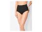 Culotte haute taille noire, effet sculptant.