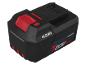 Batterie noire 4.0Ah avec accents rouges et logo 'X 20V TEAM'