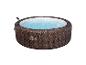 Spa gonflable Lay-Z-Spa Bali brun avec effet rotin.