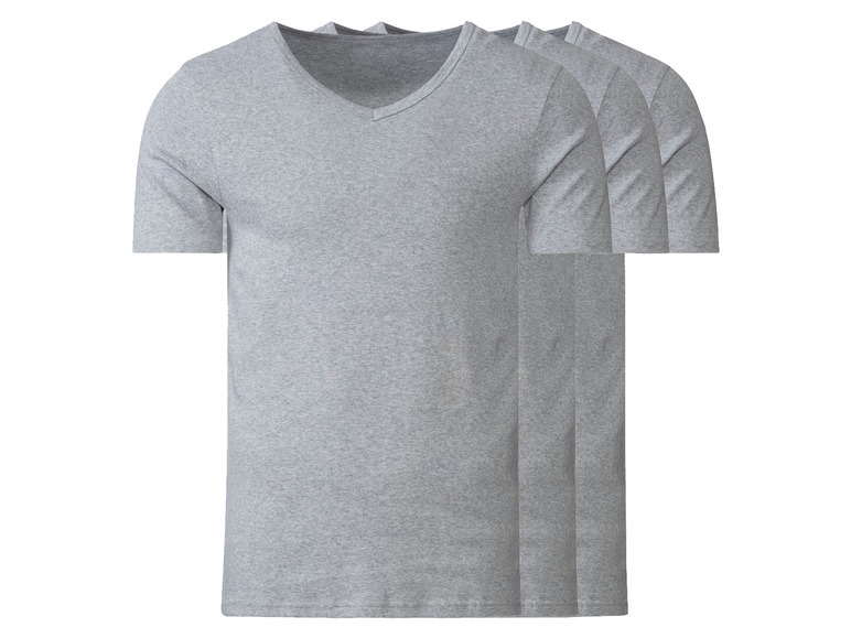 Aller en mode plein écran : LIVERGY® Lot de 3 t-shirts manches courtes homme - Image 8