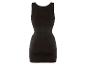 Un sous-vêtement de compression noir sans couture pour femme.