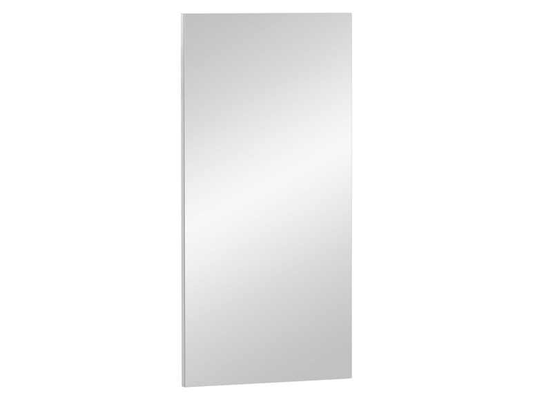 Un grand miroir rectangulaire