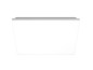 Un luminaire de plafond LED carré blanc.