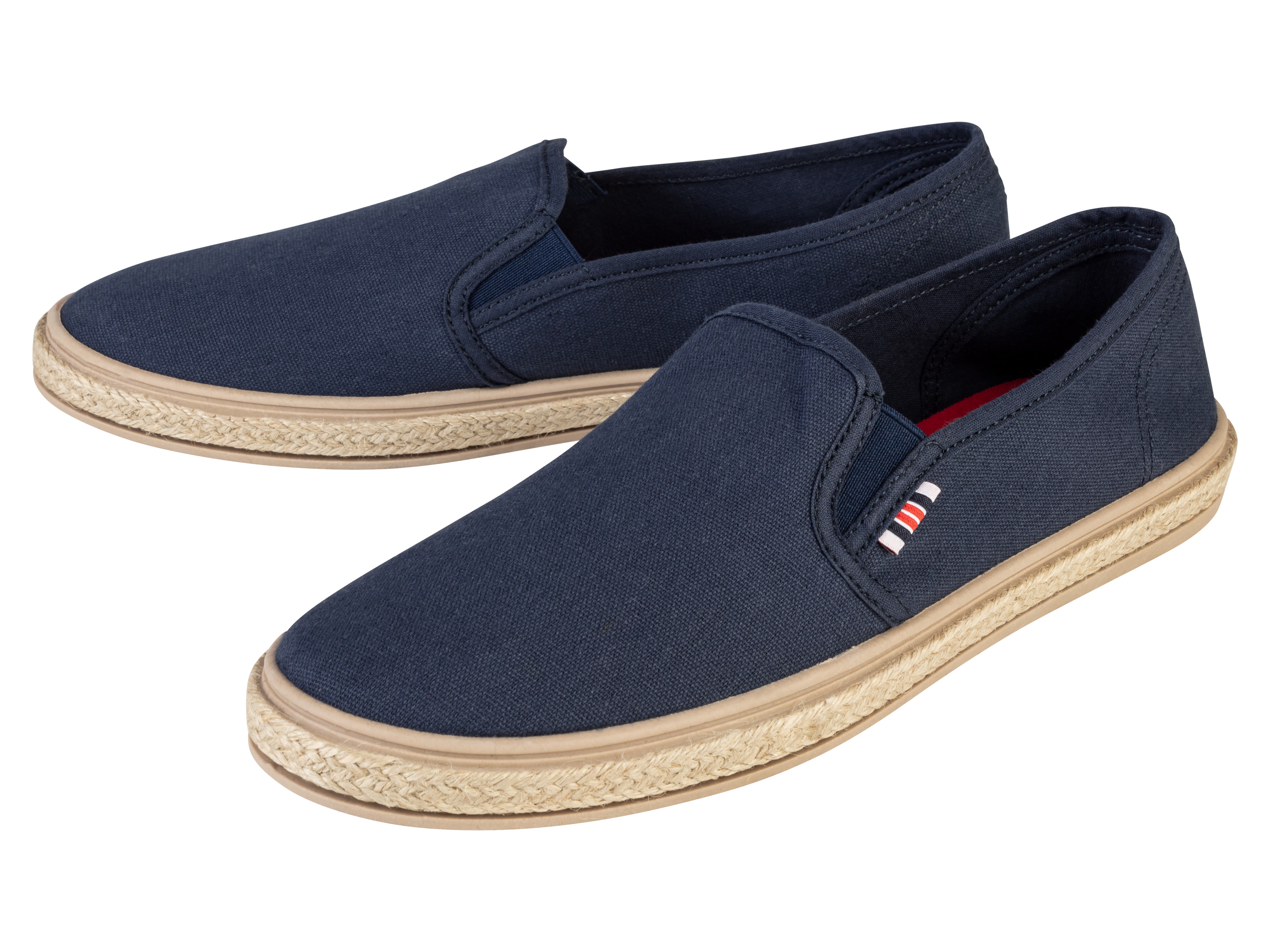 LIVERGY® Chaussures en toile homme (bleu marine, 41)