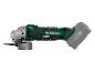 Une meuleuse d'angle Parkside X20V Team verte avec un disque