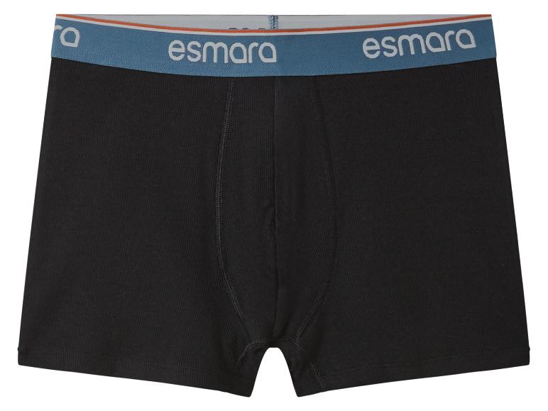 Boxer noirs Esmara avec ceinture bleue et orange