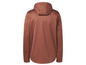 Une veste softshell marron à capuche