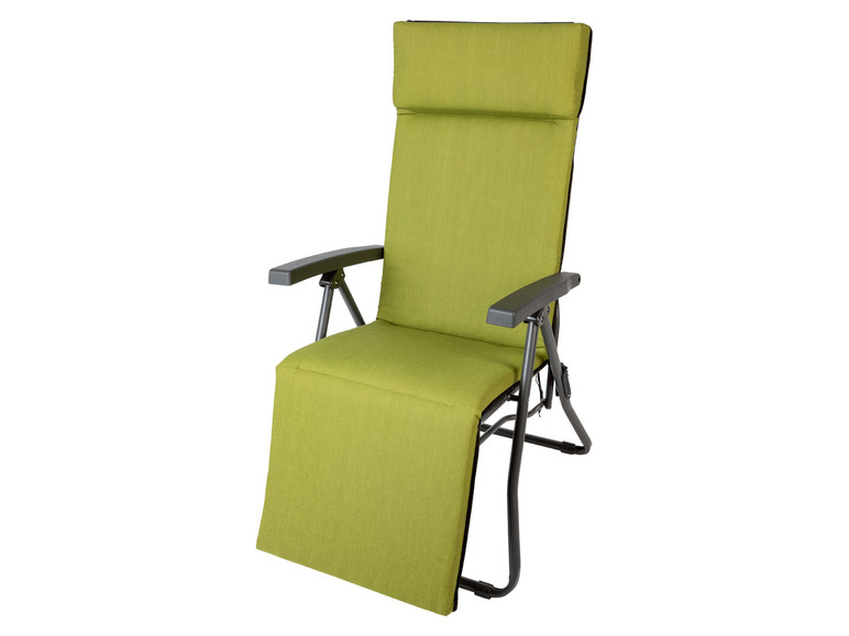 Aller en mode plein écran : LIVARNO home Fauteuil relax avec revêtement, vert/anthracite - Image 1