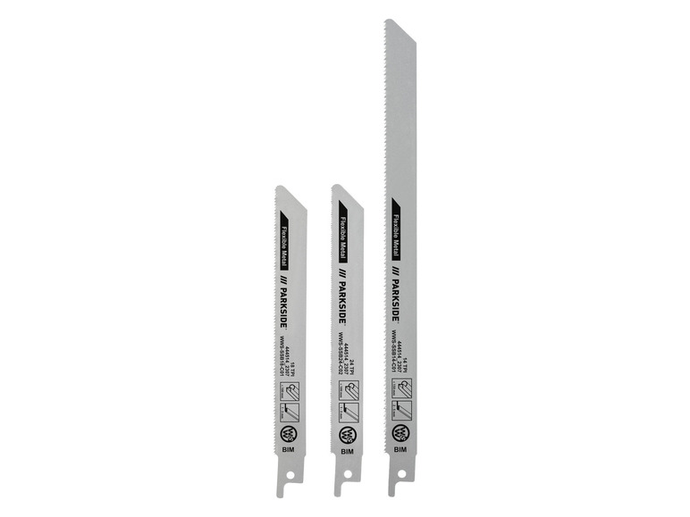 Aller en mode plein écran : Set de lame de scie sabre, 3 pièces - Image 7