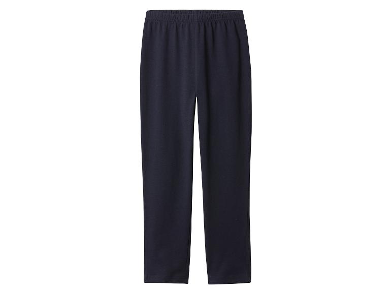 Pantalon de survêtement noir uni avec taille élastique