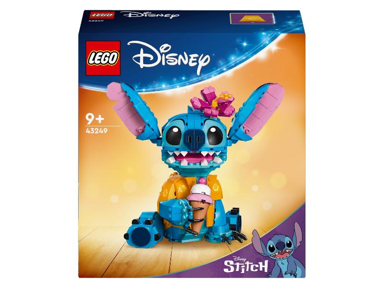 Figurine LEGO Disney Stitch avec cornet de glace, set 43249