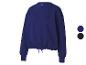 Sweat-shirt Crivit bleu marine à cordon de serrage.