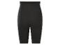 Short cycliste noir taille haute ou short gainant sur fond blanc