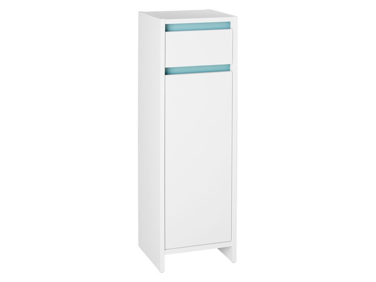 Aller en mode plein écran : LIVARNO home Armoire latérale de salle de bains Oslo, 32 x 99 x 30 cm, blanche - Image 5