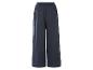 Pantalon large bleu marine à taille élastique.