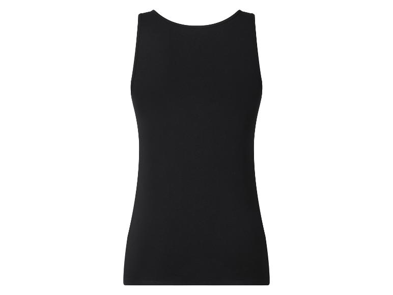 Débardeur noir pour femme, vue de dos