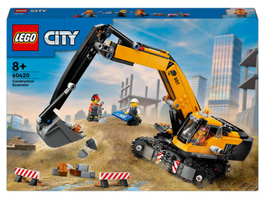 LEGO® City - La Pelleteuse de chantier jaune 60420 
