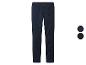 Pantalon bleu marine avec fermeture boutonnée et deux options de couleur.