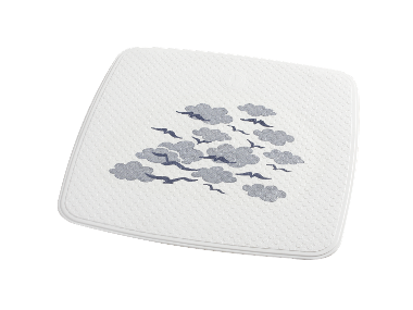 RIDDER Tapis de douche Helgoland, 54 x 54 cm