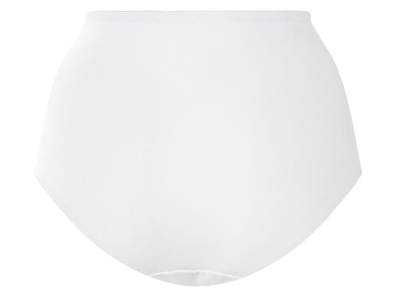 Culotte de femme blanche taille haute.