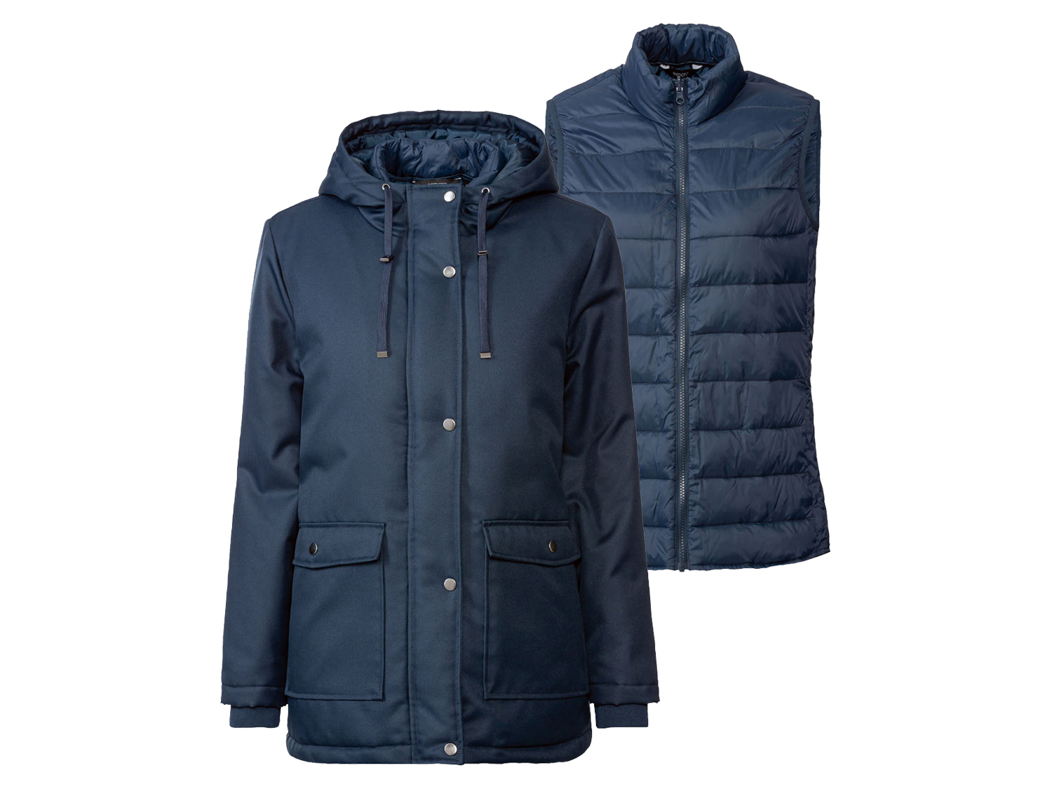 esmara® Parka 3 en 1 femme (bleu foncé)