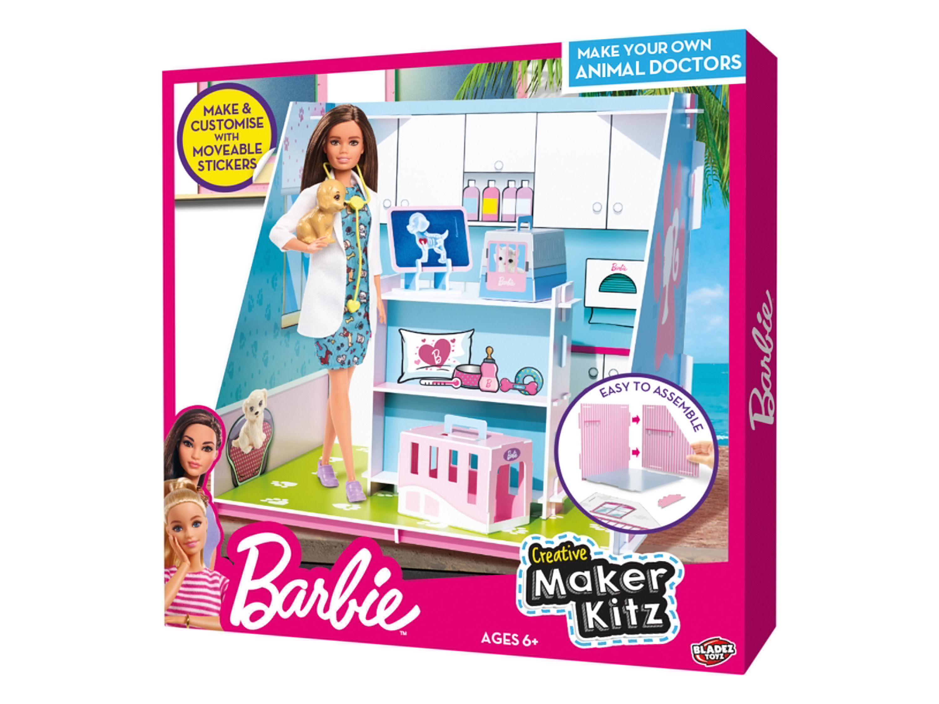 BARBIE Pop Up café ou pop up boutique ou docteur animalier Vétérinaires pour animaux de compagnie - vue 3