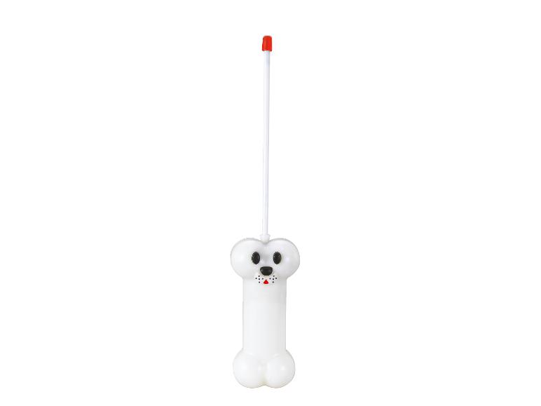 Une télécommande en forme d'os pour chien.