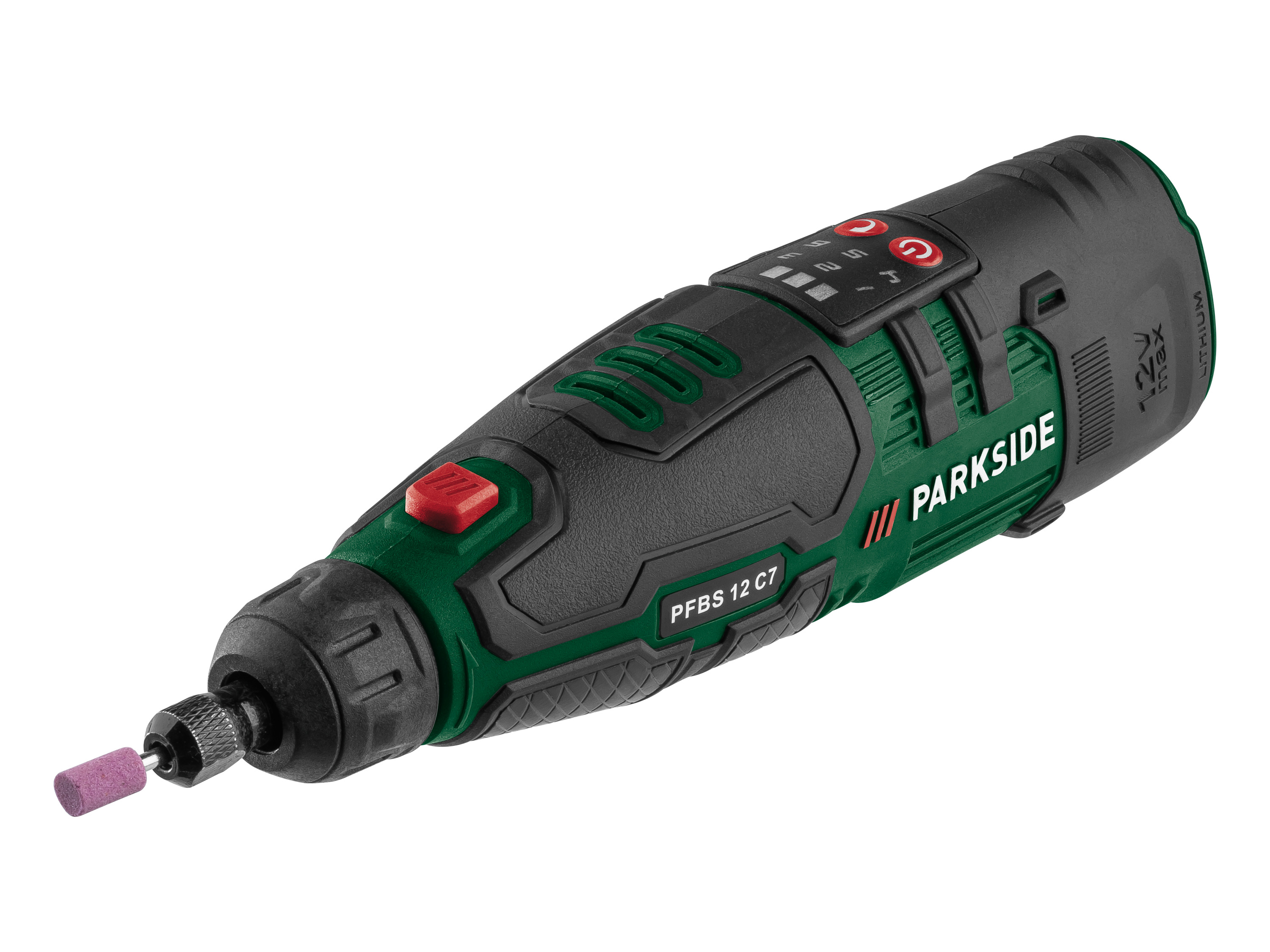PARKSIDE® Perceuse-meuleuse de précision sans fil 12 V, PFBS 12 C7