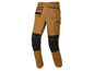 Pantalon de travail beige avec protection de genoux et logo Parkside