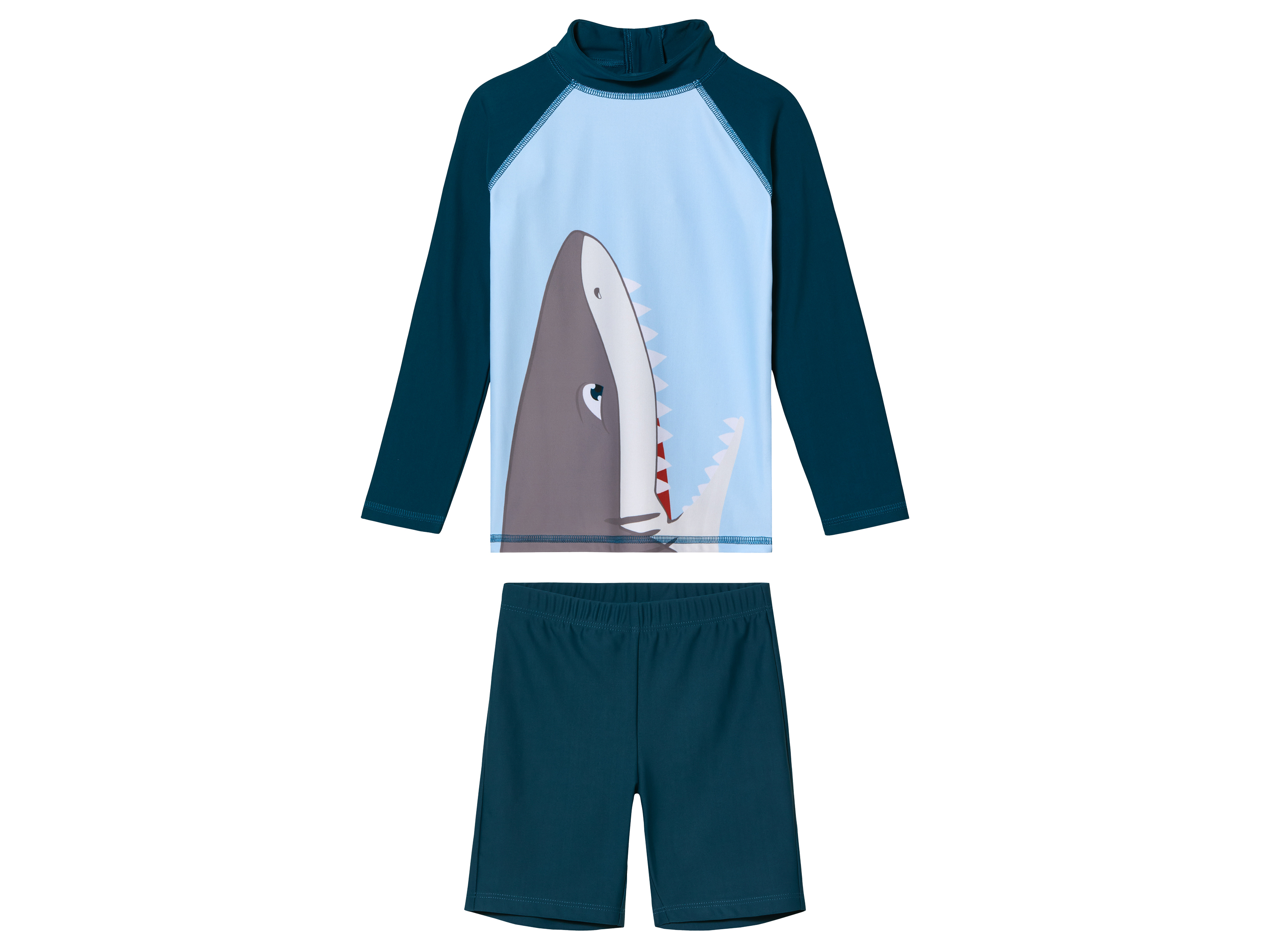 lupilu® Ensemble ou maillot de bain anti-UV petit garçon (2-4 ans, bleu/bleu clair)