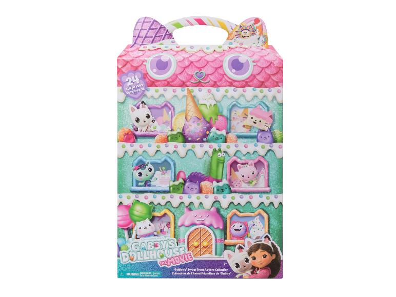 Calendrier de l'Avent Gabby's Dollhouse Sweet Treat avec 24 surprises.