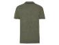 Polo en maille vert olive, vue arrière.