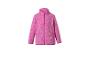Veste polaire rose pour enfants avec fermeture éclair intégrale.