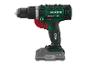 Une perceuse-visseuse sans fil Parkside X20V Team verte.