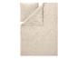 Parure de lit beige avec taie d'oreiller et housse de couette