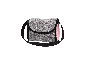 Sac à bandoulière gris et rose du set de poussette BAYER DESIGN.