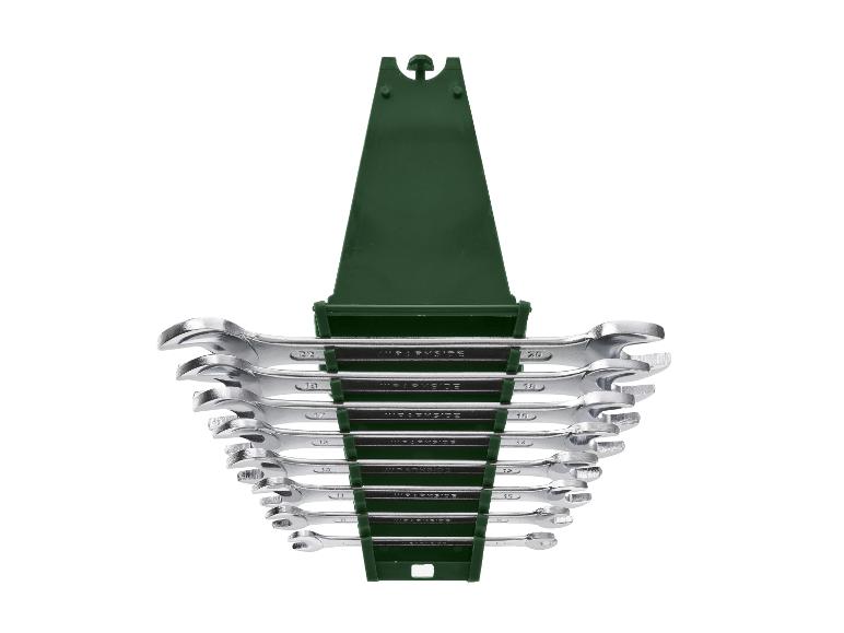 Jeu de clés mixtes dans un support vert, de 6 à 22 mm