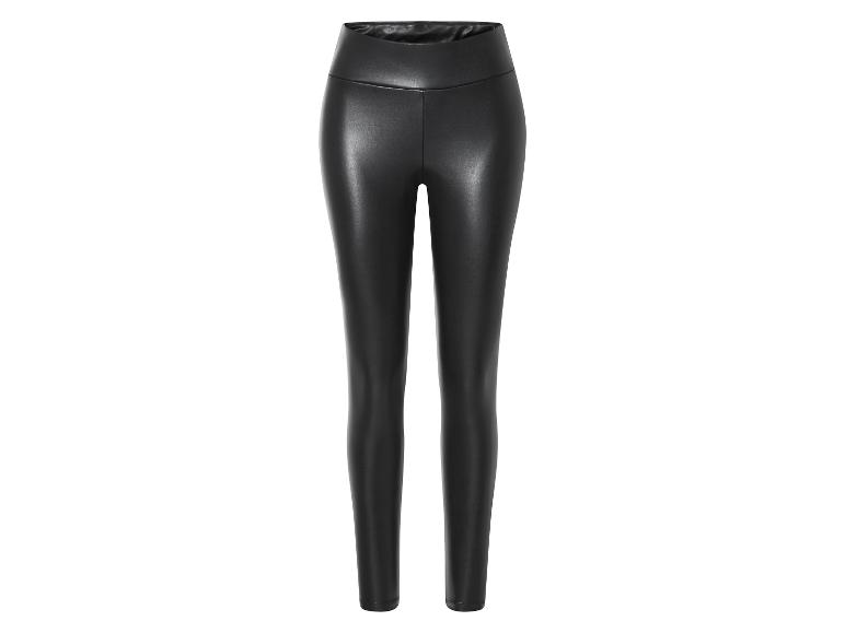 Leggings noirs en cuir