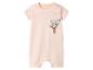 Combinaison bébé rose pâle avec koala brodé.