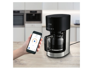 SILVERCREST® KITCHEN TOOLS Machine à café connectée Smart SKMS 900 A1, 900 W