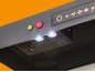 Hotte aspirante avec éclairage LED et commandes