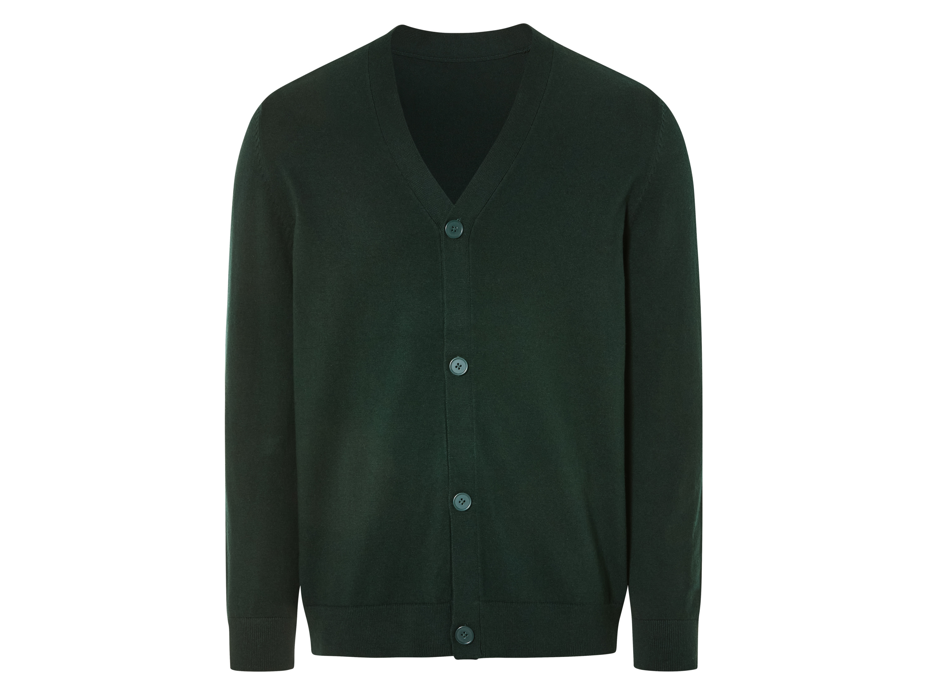 LIVERGY® Gilet en maille fine homme (S, vert foncé)
