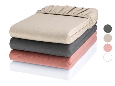 LIVARNO home Drap-housse en jersey, 180-200 x 200 cm