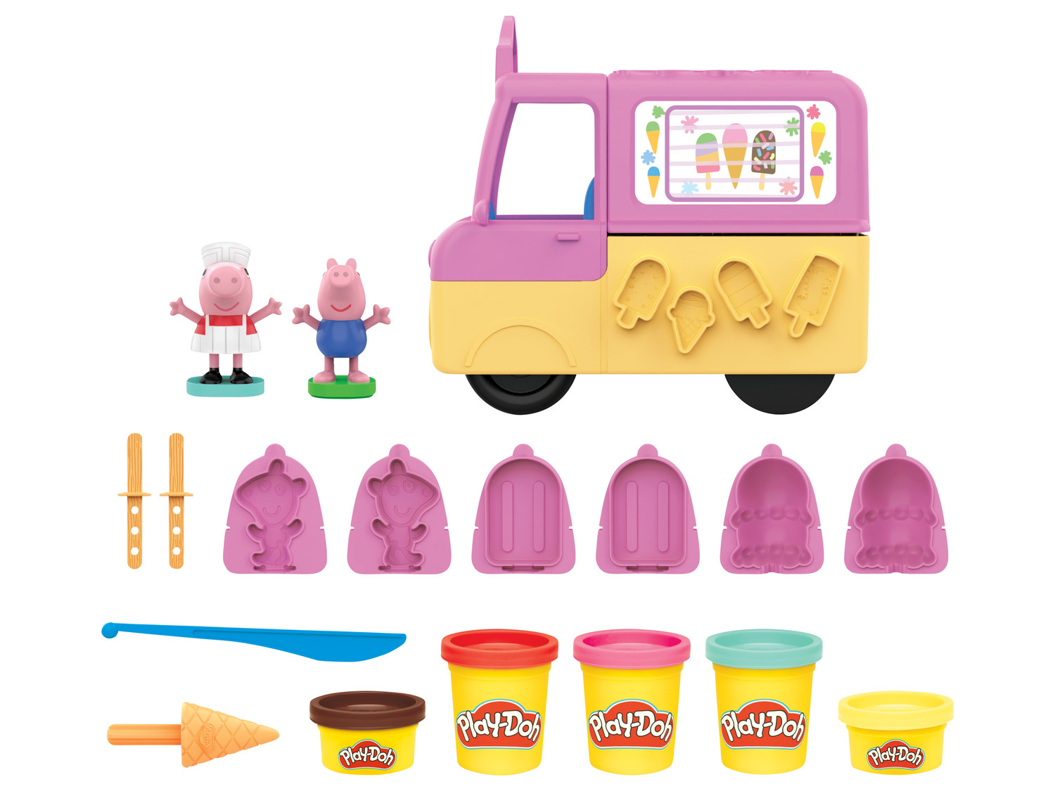 Peppa Et Le Camion De Glaces, pâte à modeler | LIDL