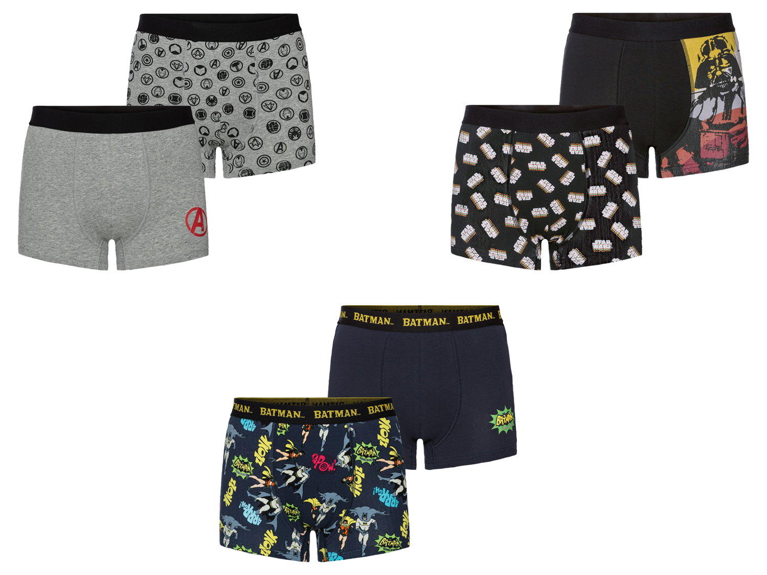 Boxers, 2 pièces, pour homme